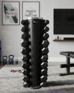 Rack De Mancuernas Hexagonales